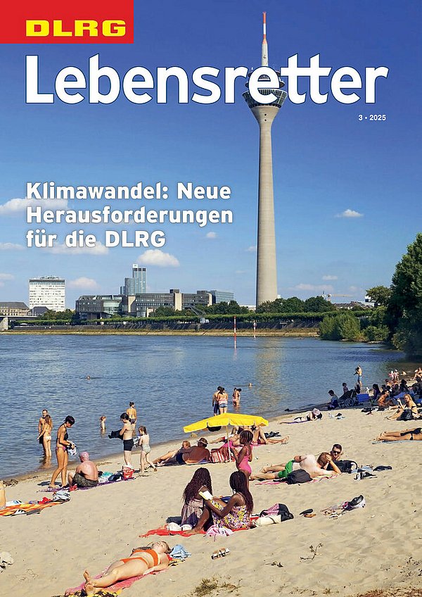 Titelbild Lebensretter 3-2025, DLRG Verbandskommunikation