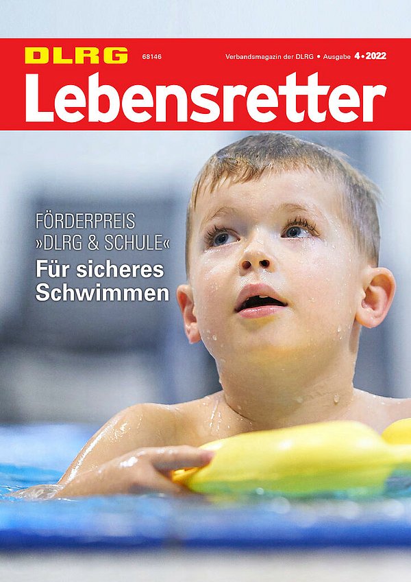 Titelbild Lebensretter 4-2022, DLRG Verbandsmagazin