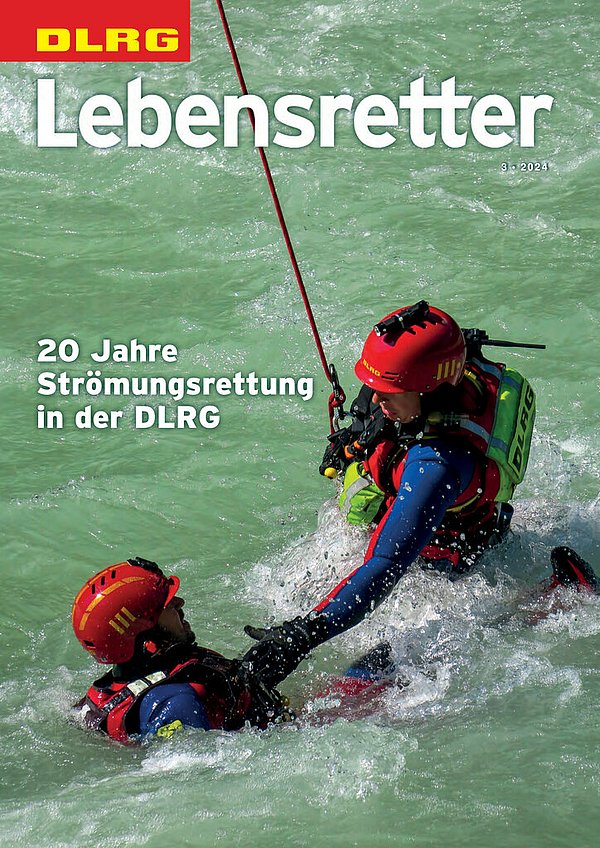 Titelbild Lebensretter 3-2024, DLRG Verbandskommunikation