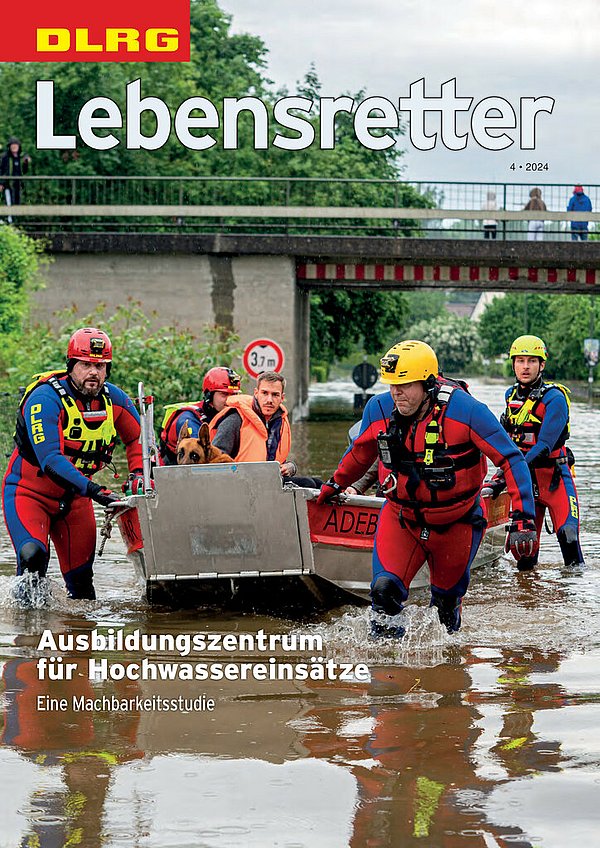 Titelbild Lebensretter 4-2024, DLRG Verbandskommunikation
