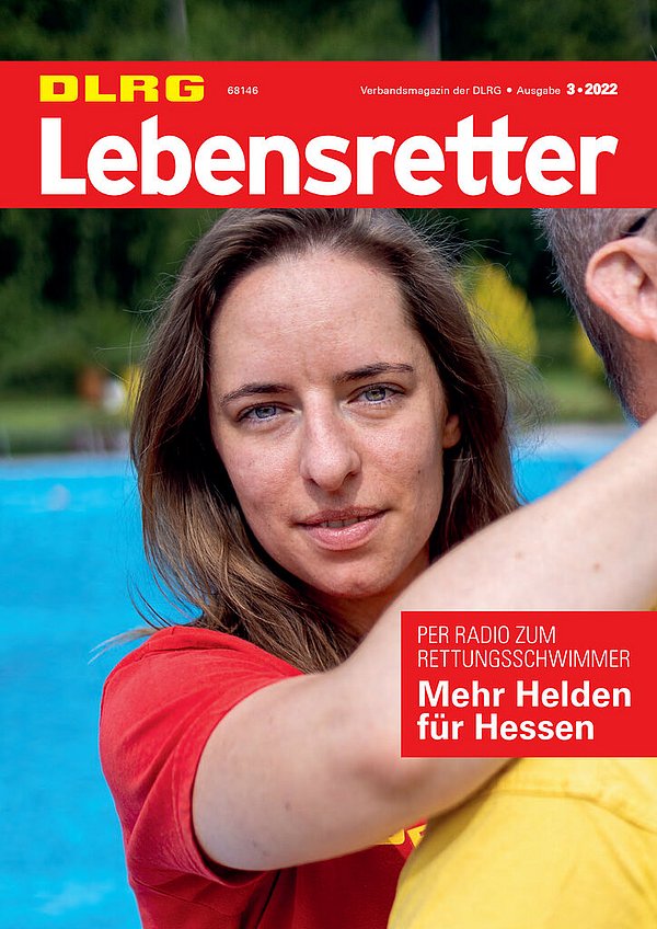 Titelbild Lebensretter 3-2022, DLRG Verbandsmagazin